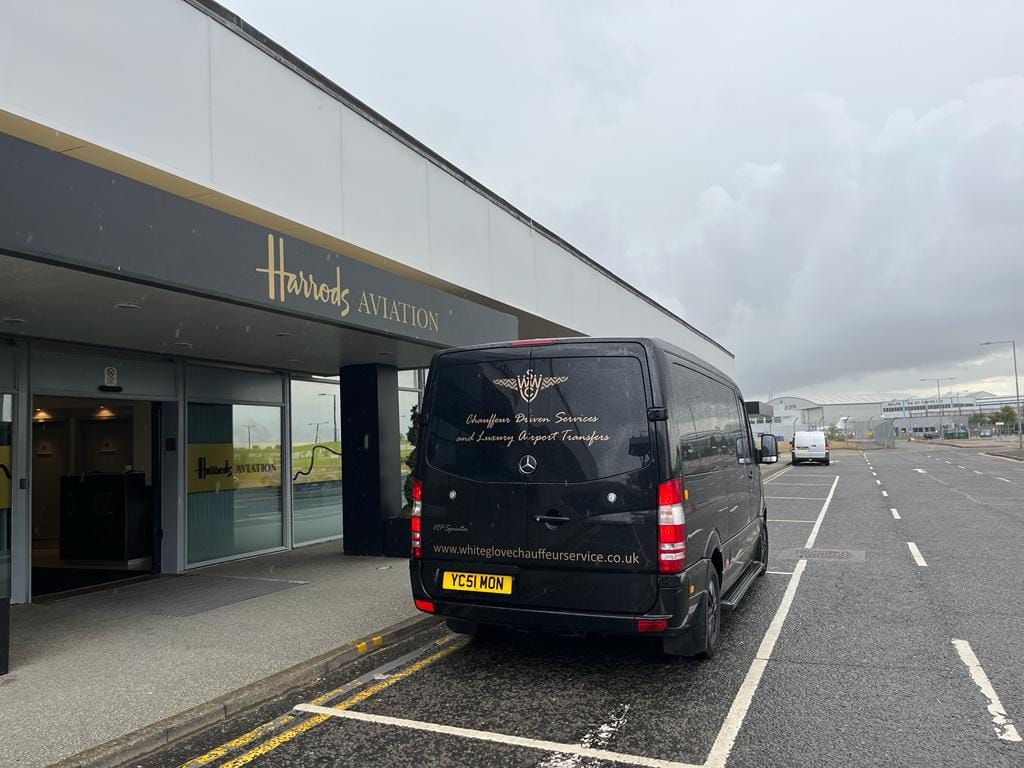 Harrods private chauffeur transfer