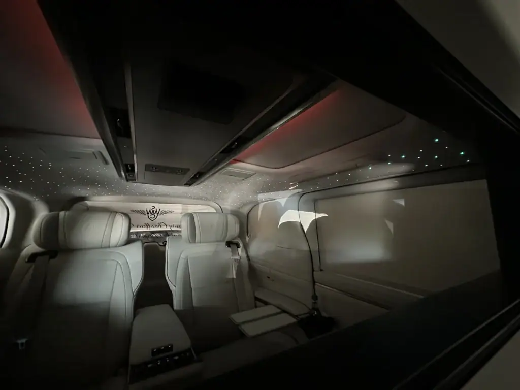 Lexus private jet starlight roof