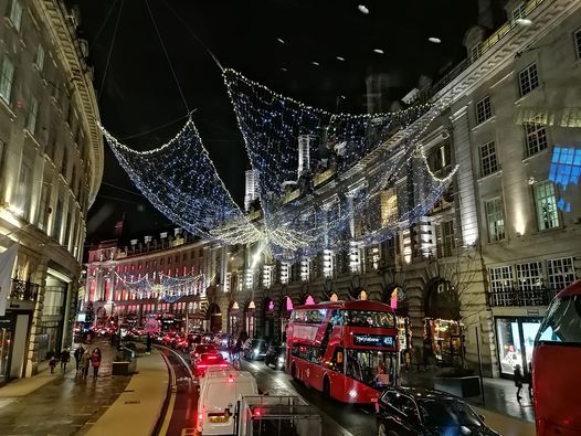 Christmas lights in London