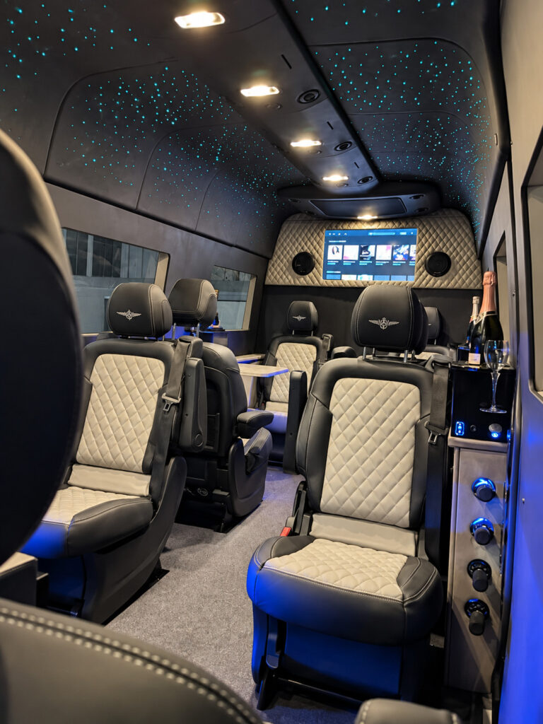 Luxury VIP Mercedes Sprinter hire