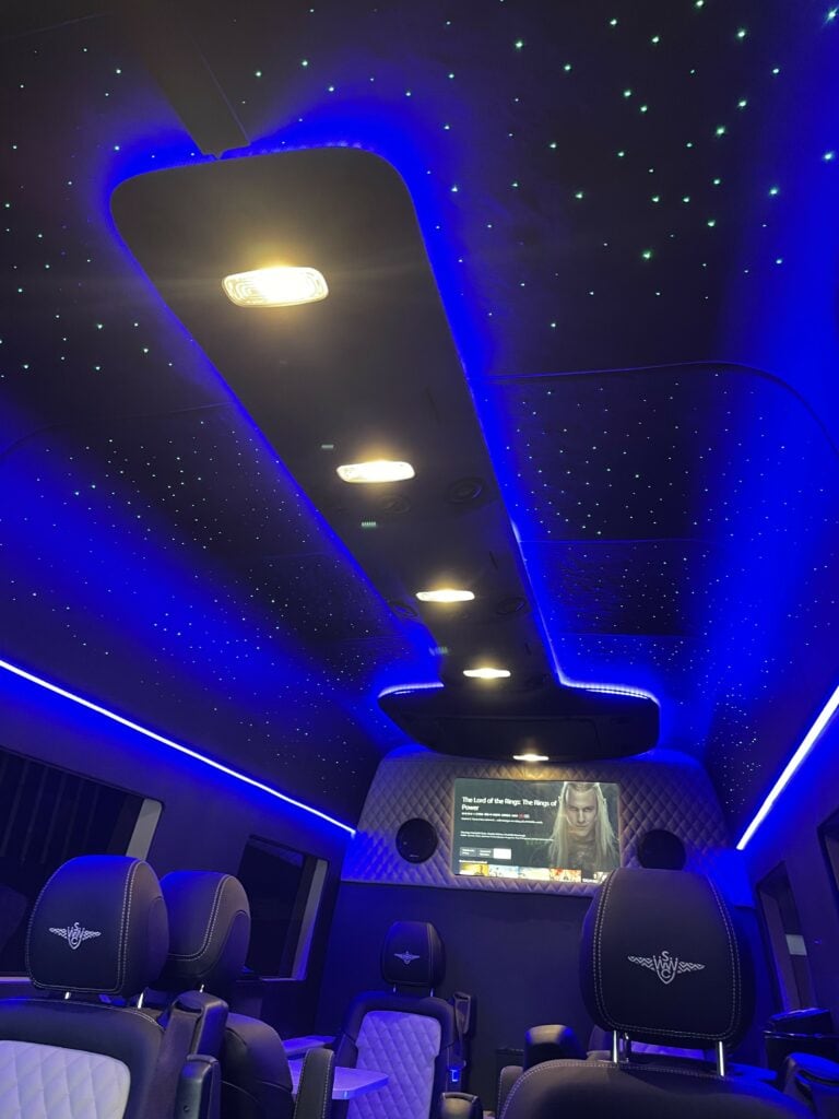 Mercedes Sprinter mood lighting